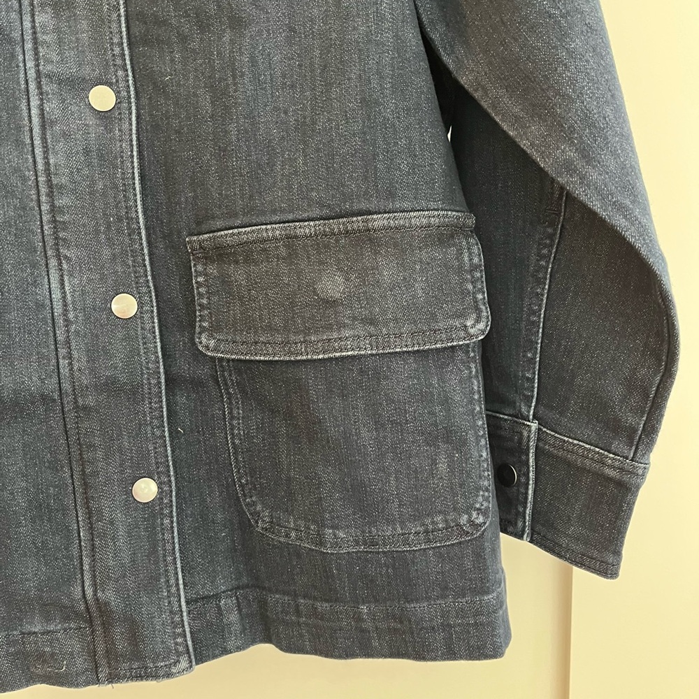 Universal Standard Denim Utility Jacket - size 14-16 - Picture 4 of 8